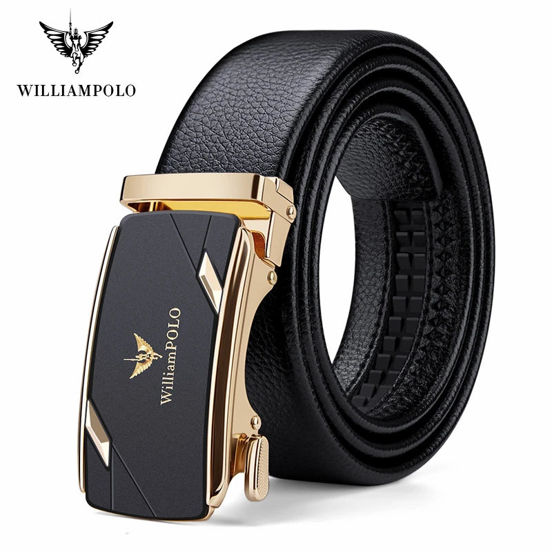 Ceinture en cuir véritable homme, luxe & automatique | Wayne Outfitters aliexpress