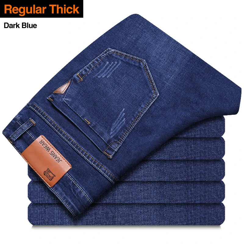 Jean Slim Homme, Pantalon en Jean Extensible, Décontracté | Brother Wang | Wayne Outfitters aliexpress