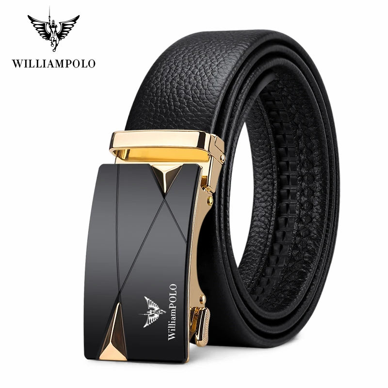 Ceinture en cuir véritable homme, luxe & automatique | Wayne Outfitters aliexpress