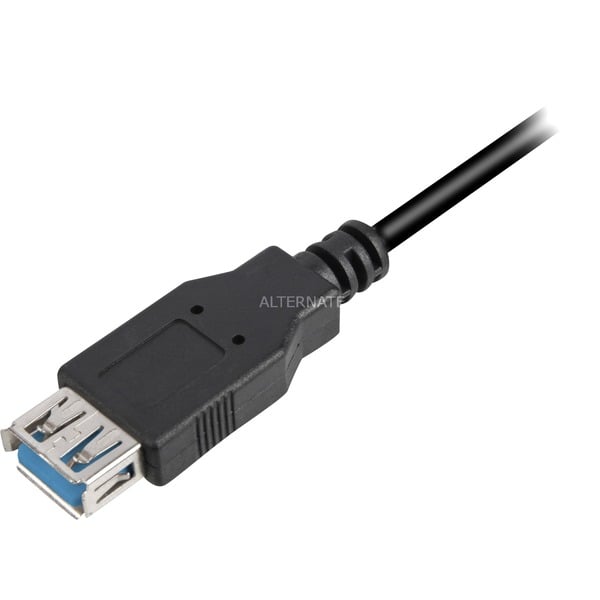 (€ 5,03 / 1 m) Sharkoon USB 3.2 Gen 1 Verlängerungskabel, USB-A Stecker > USB-A Buchse - Sharkoon - vue 3
