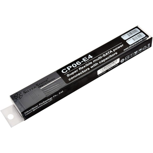 (€ 44,39 / 1 m) SilverStone SST-CP06-E4, 1x 15-Pin-SATA > 4x 15-Pin-SATA, câble - SilverStone - vue 7
