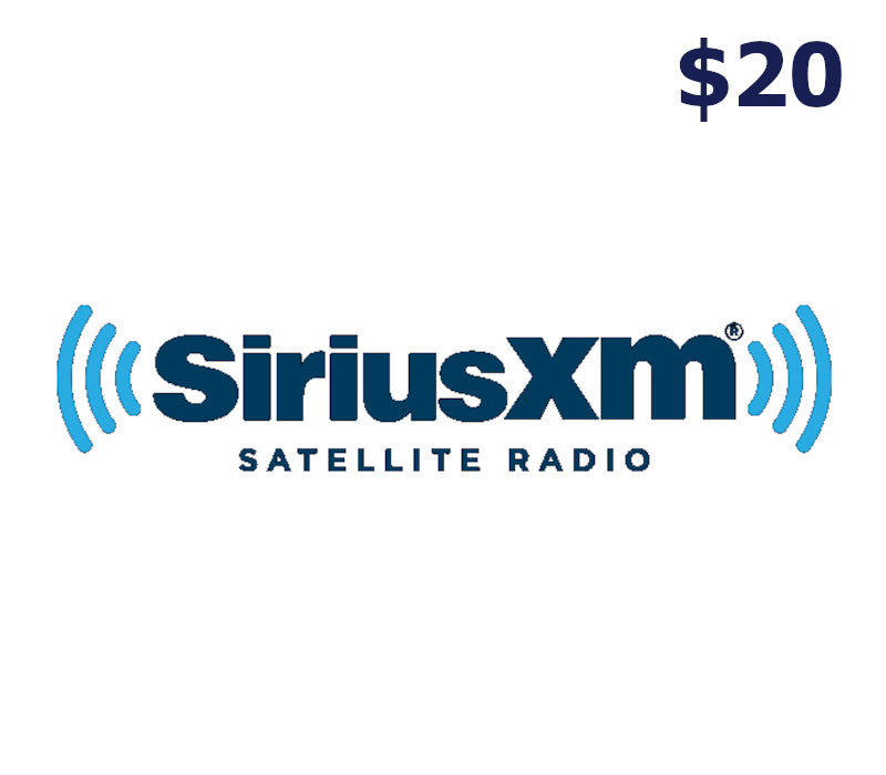 SiriusXM $20 Gift Card