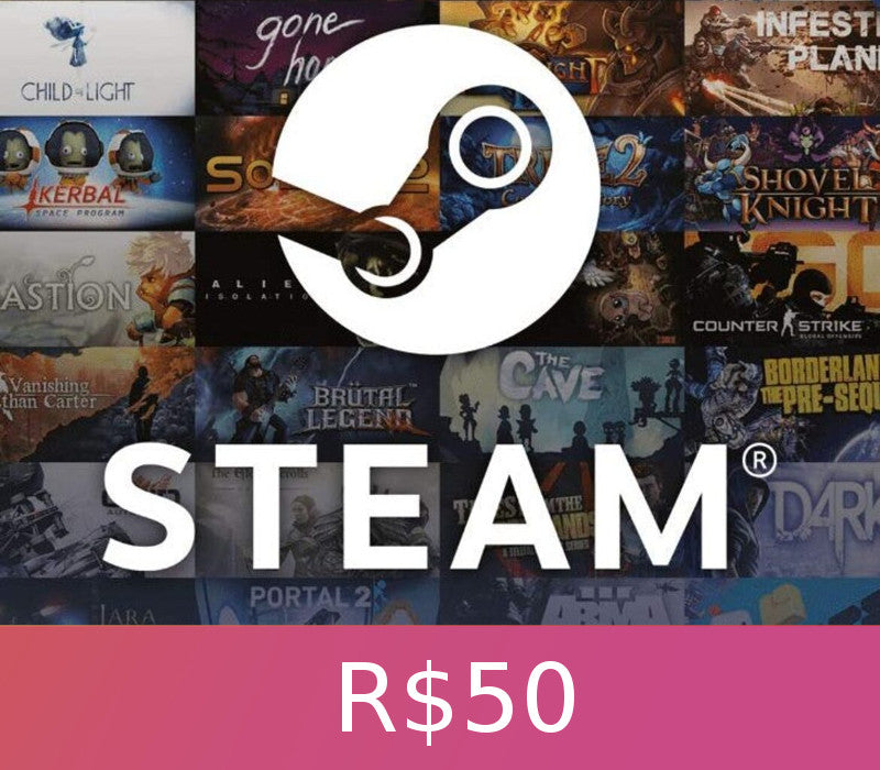 Steam Gift Card 50 BRL Global Activation Code