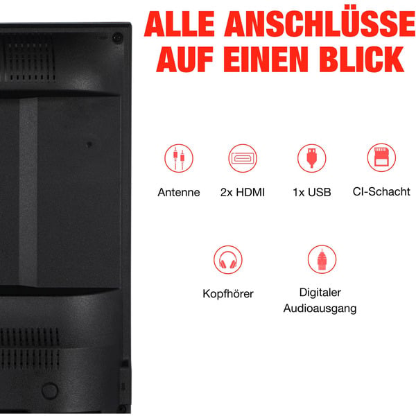 Telefunken XH32P900S, LED-Fernseher - Telefunken - vue 4