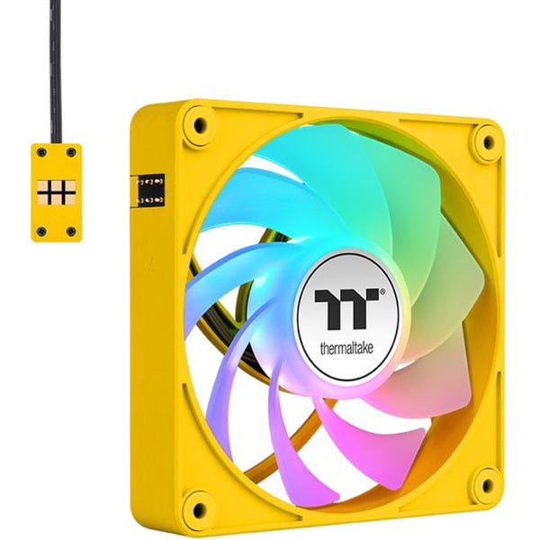Thermaltake CT120 EX Reverse ARGB Sync PC Cooling Fan Bumblebee, Gehäuselüfter - Thermaltake - vue 3