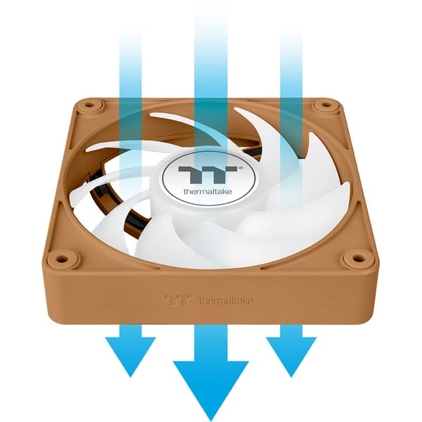 Thermaltake CT140 EX ARGB Sync PC Cooling Fan Gravel Sand, Gehäuselüfter - Thermaltake - vue 10