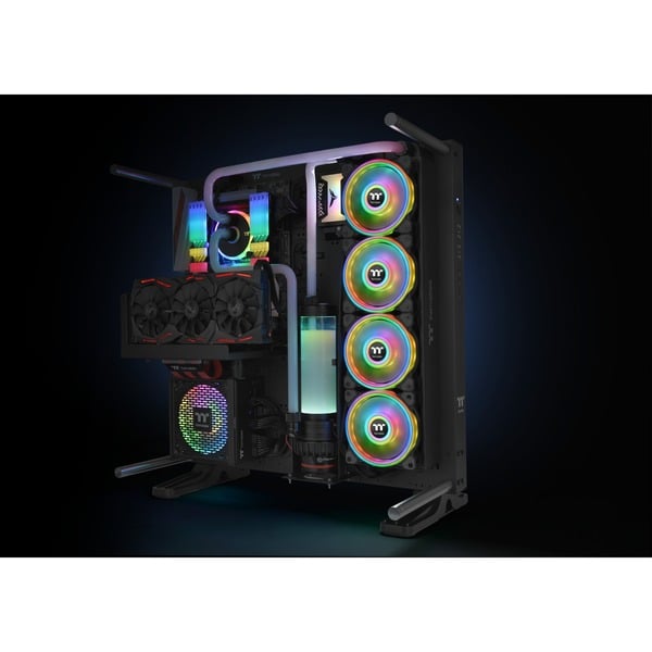 Thermaltake Riing Quad 12 RGB Radiator Fan TT Premium Edition Single Fan Pack, Gehäuselüfter - Thermaltake - vue 14