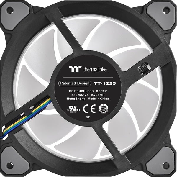 Thermaltake Riing Quad 12 RGB Radiator Fan TT Premium Edition Single Fan Pack, Gehäuselüfter - Thermaltake - vue 4