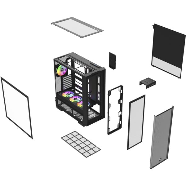 Thermaltake S380 TG ARGB Black, Tower-Gehäuse - Thermaltake - vue 23