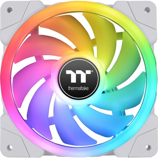 Thermaltake SWAFAN EX12 RGB PC Cooling Fan White TT Premium Edition, Gehäuselüfter - Thermaltake - vue 5