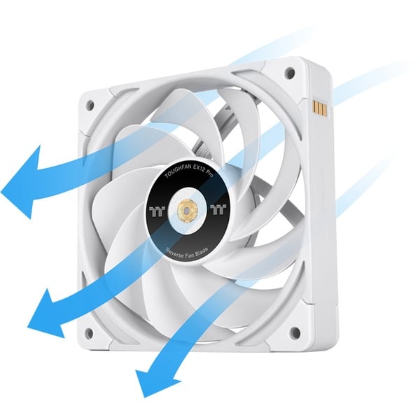 Thermaltake TOUGHFAN EX12 Pro White – Swappable Edition, Gehäuselüfter - Thermaltake - vue 15