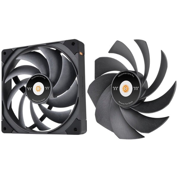 Thermaltake TOUGHFAN EX14 Pro High Static Pressure PC Cooling Fan – Swappable Edition, Gehäuselüfter - Thermaltake - vue 4