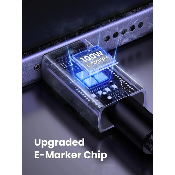 (€ 3,08 / 1 m) UGREEN 100W PD 3.0 USB-C auf USB-C Schnellcâble de charge - UGREEN - vue 4