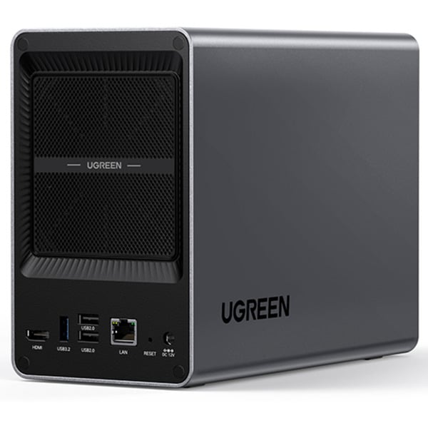 UGREEN DXP2800 + 2x 4 TB Seagate IronWolf HDD Bundle, NAS - UGREEN - vue 3