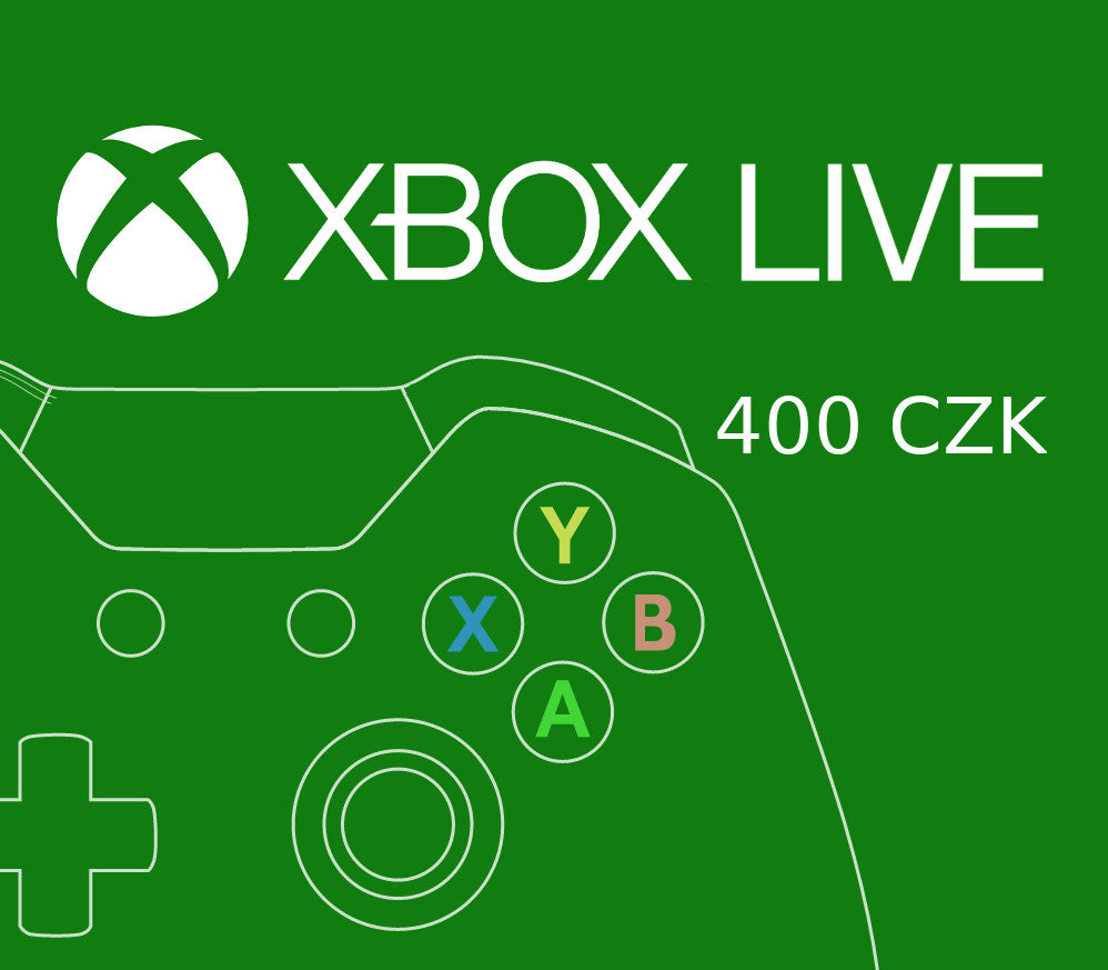 XBOX Live CZK 400 Prepaid Card CZ