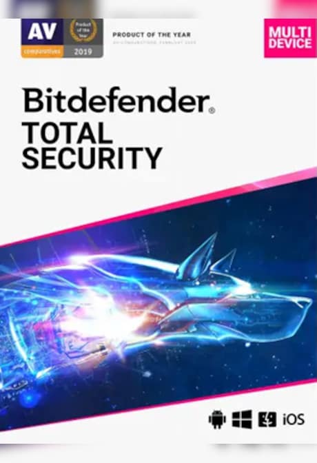 Bitdefender Total Security (PC, Android, Mac, iOS) 5 Devices, 2 Years - Bitdefender Key - UNITED STATES