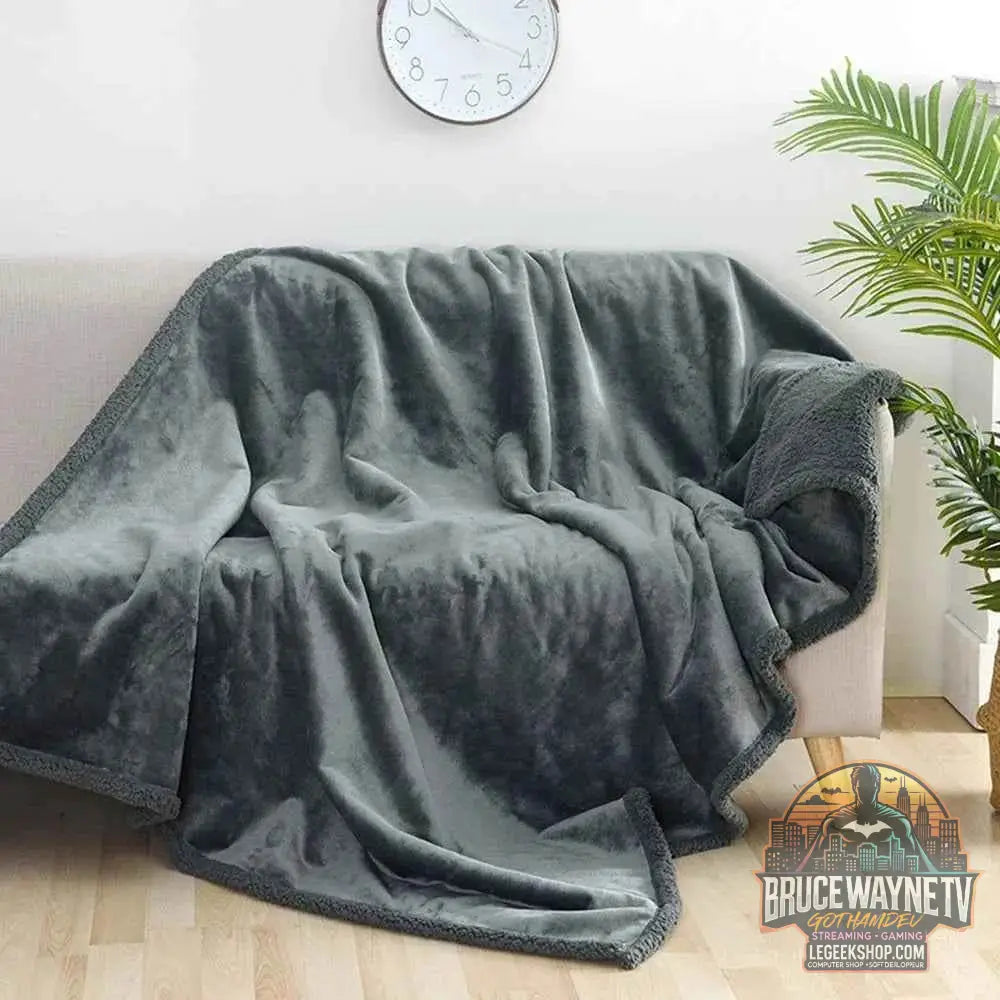 Plaid Chaud Imperméable king size Noir pour un confort maximum - Legeekshop