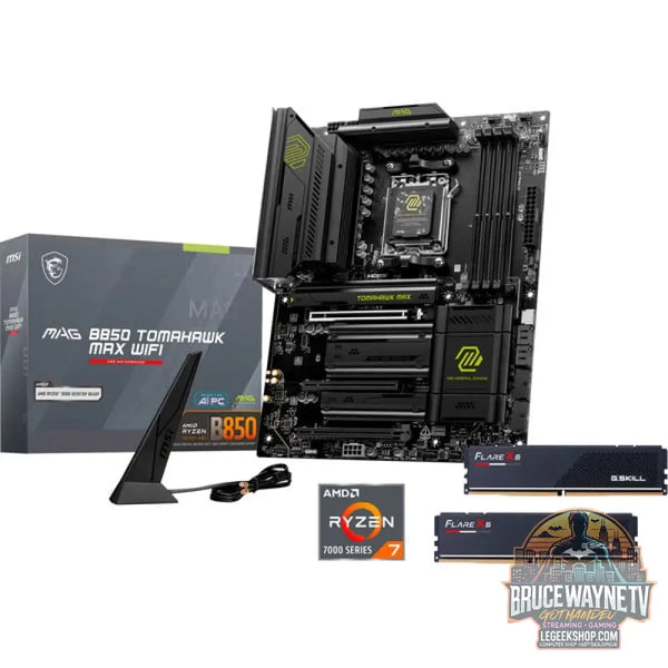 AMD Upgrade Ryzen™ 7 7800X3D + MSI MAG B850 TOMAHAWK MAX WIFI + 32GB 6000-36 RGB, kit upgrade PC - ALTERNATE