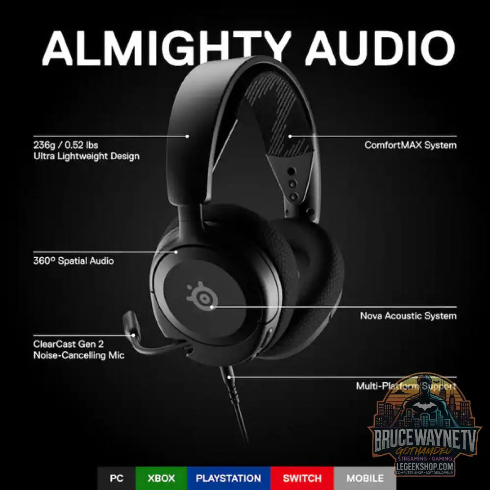 Arctis Nova 1 - SteelSeries - vue 5