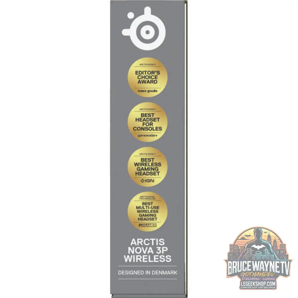 Arctis Nova 3P Wireless Aqua - SteelSeries - vue 12