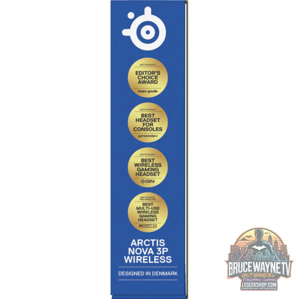 Arctis Nova 3P Wireless White - SteelSeries - vue 12