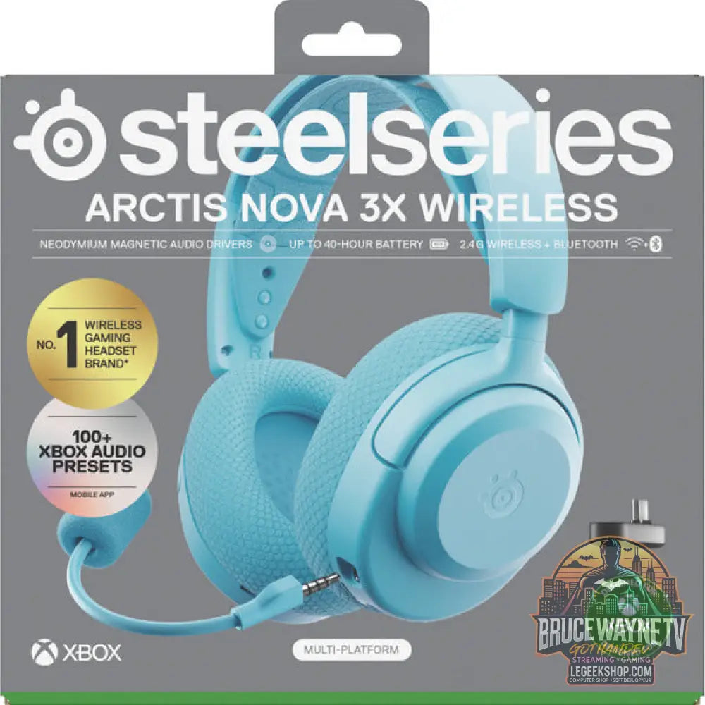 Arctis Nova 3X Wireless Aqua - SteelSeries - vue 9