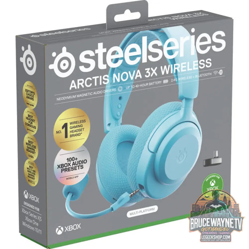Arctis Nova 3X Wireless Aqua - SteelSeries - vue 7