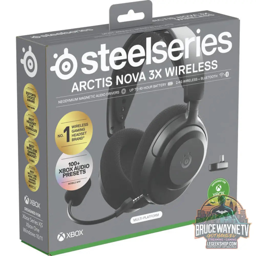 Arctis Nova 3X Wireless Black - SteelSeries - vue 7