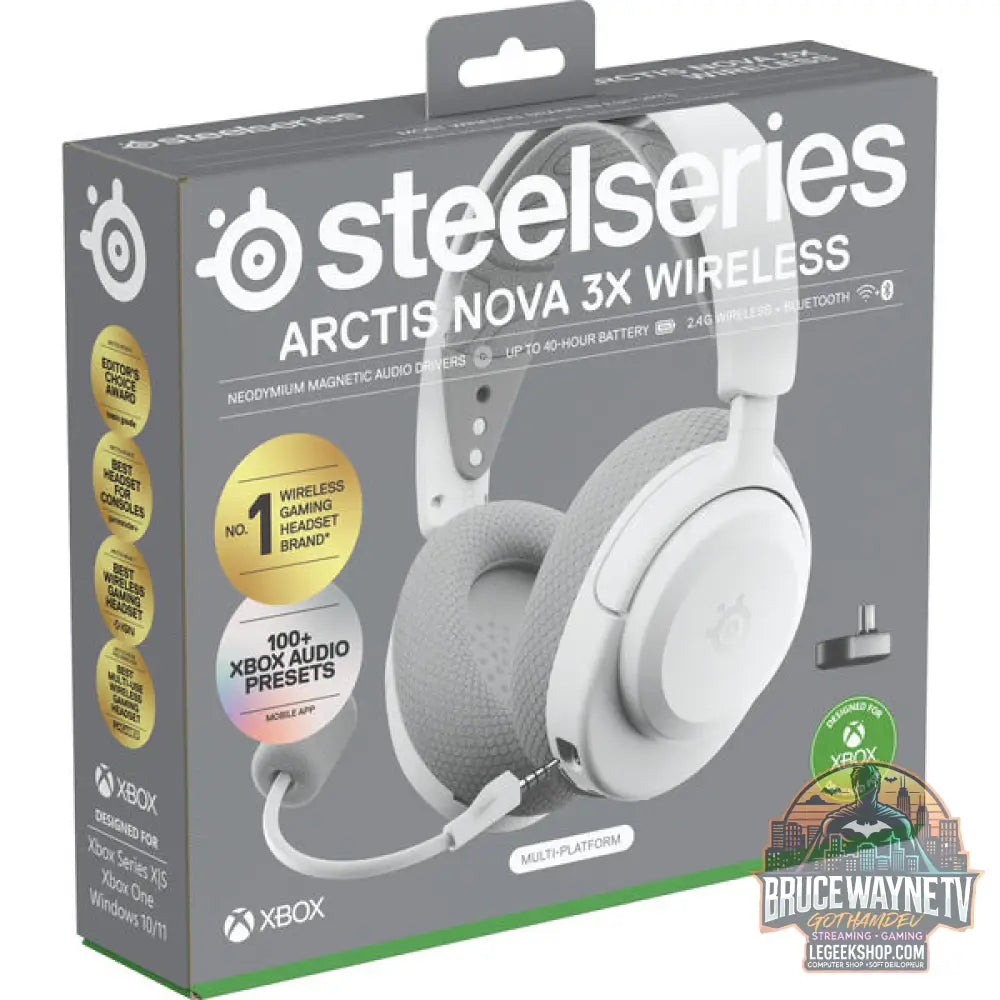 Arctis Nova 3X Wireless White - SteelSeries - vue 7