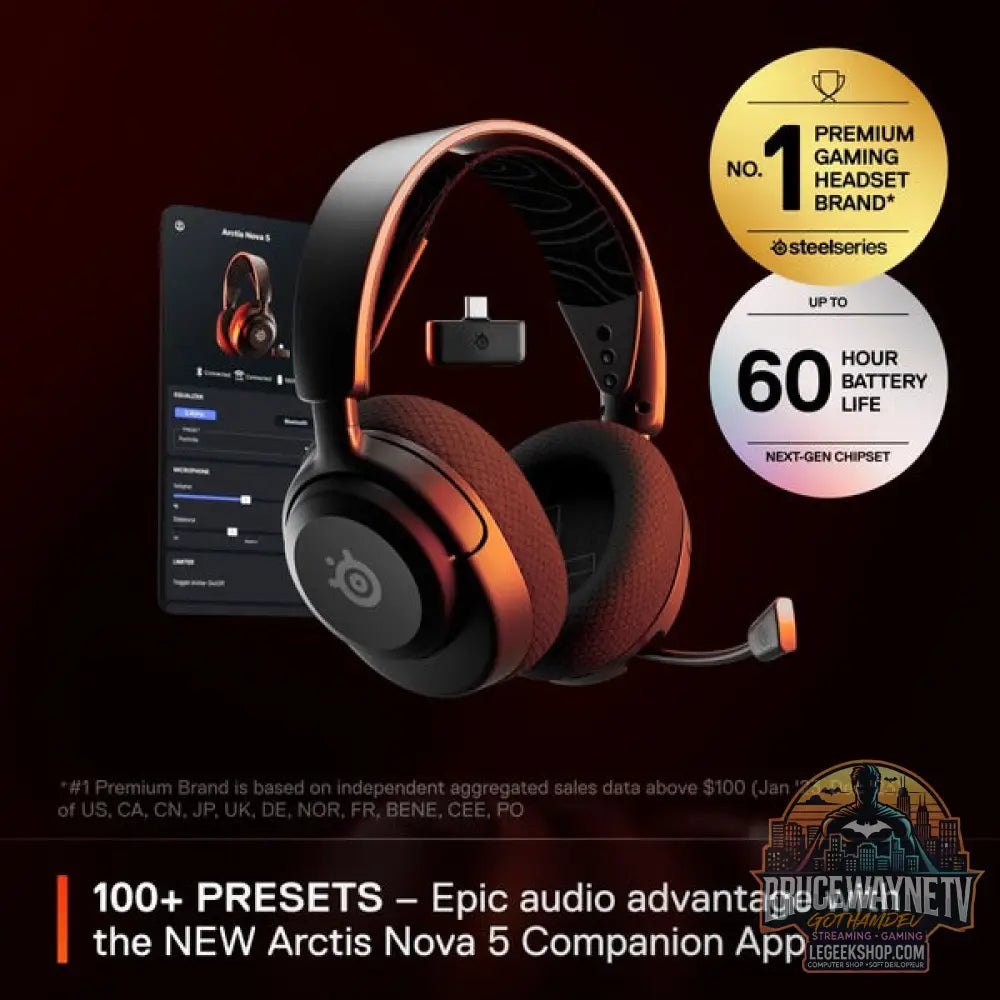 Arctis Nova 5 Wireless - SteelSeries - vue 2