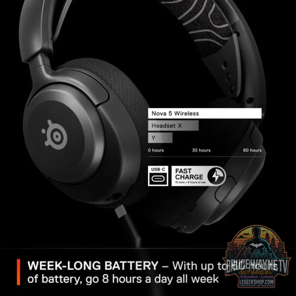 Arctis Nova 5 Wireless - SteelSeries - vue 5