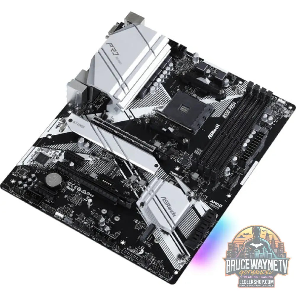 ASRock B550 Pro4, carte mère - ASRock - vue 4
