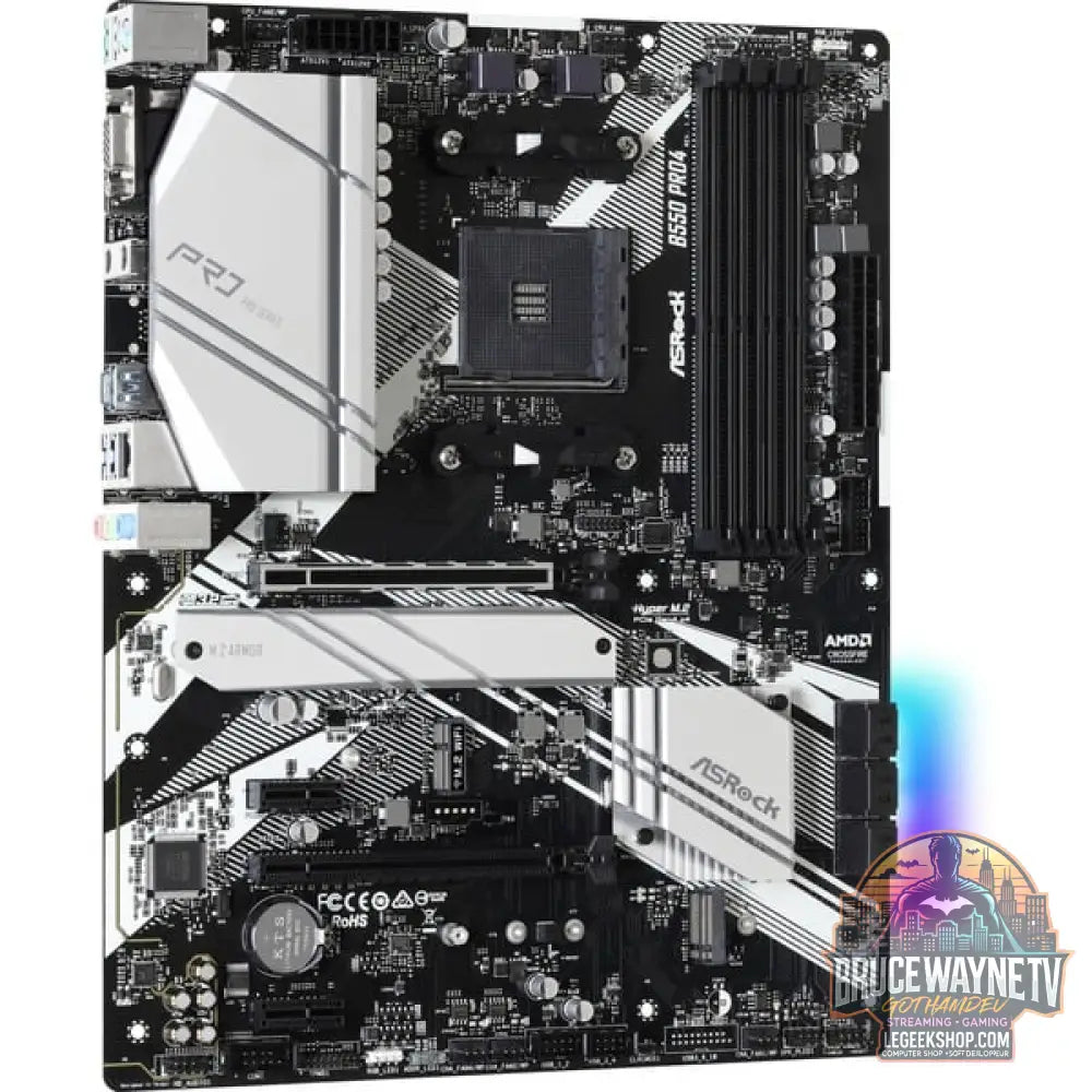 ASRock B550 Pro4, carte mère - ASRock - vue 2