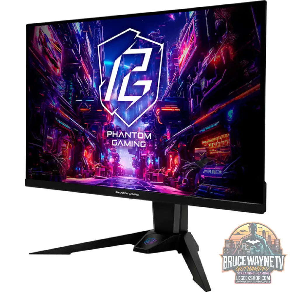 ASRock PGO27QFV QD-OLED 27" QHD/WQHD QD-OLED 360 Hz - ASRock - vue 3