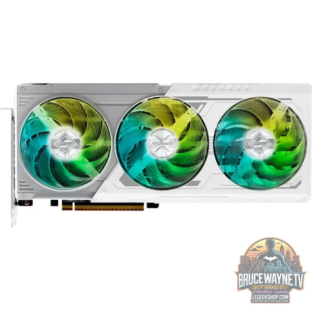 ASRock Radeon RX 9070 XT Steel Legend 16GB, carte graphique blanc, RDNA4, GDDR6, 3x DisplayPort, 1x HDMI 2.1 - ASRock - vue 2