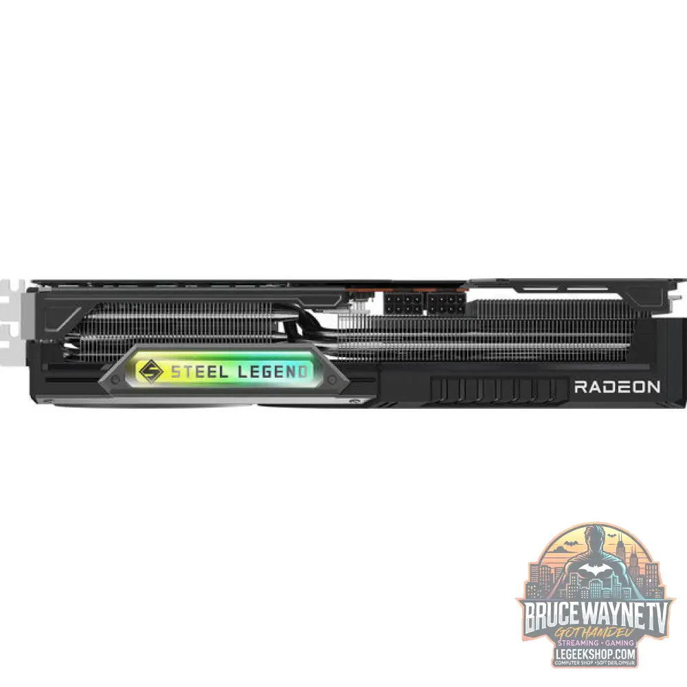 ASRock Radeon RX 9070 XT Steel Legend Dark 16GB, carte graphique - ASRock - vue 8