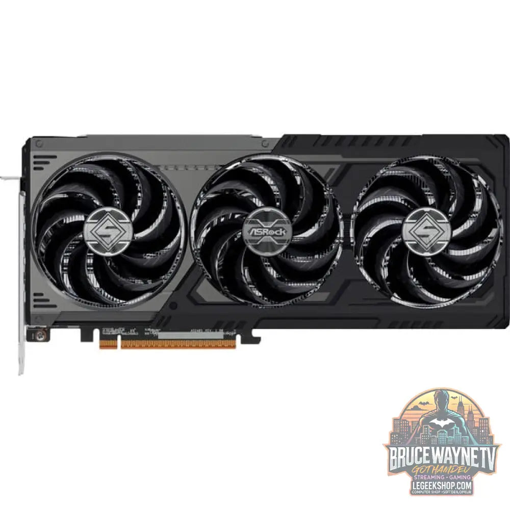 ASRock Radeon RX 9070 XT Steel Legend Dark 16GB, carte graphique - ASRock - vue 2