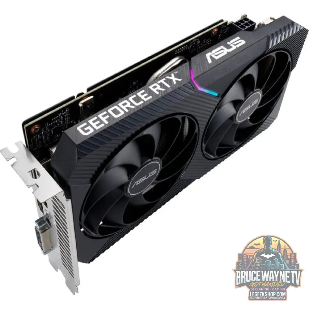 ASUS GeForce RTX 3050 DUAL OC V2, carte graphique Lite Hash Rate, 1x DisplayPort, 1x HDMI 2.1, DVI-D - ASUS - vue 4