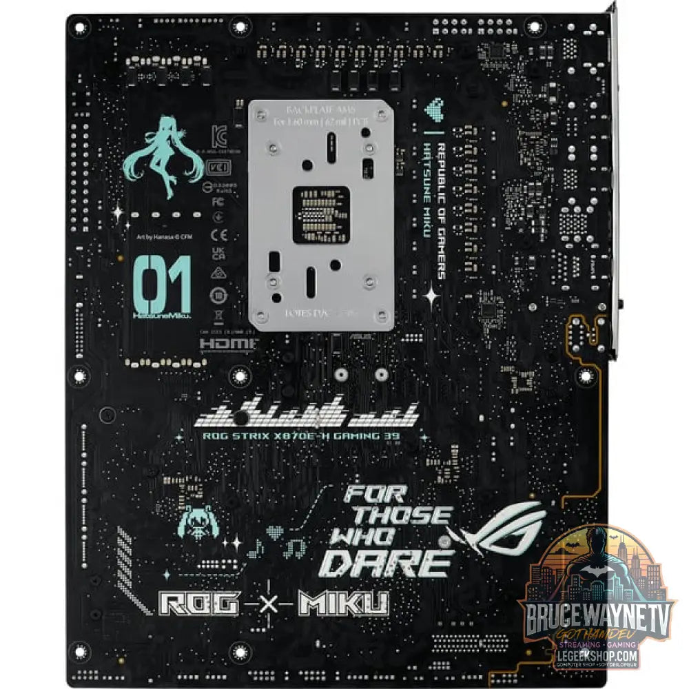 ASUS ROG STRIX X870E-H GAMING HATSUNE MIKU EDITION, carte mère - ASUS - vue 5