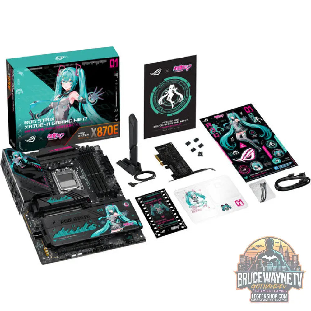 ASUS ROG STRIX X870E-H GAMING HATSUNE MIKU EDITION, carte mère - ASUS - vue 11
