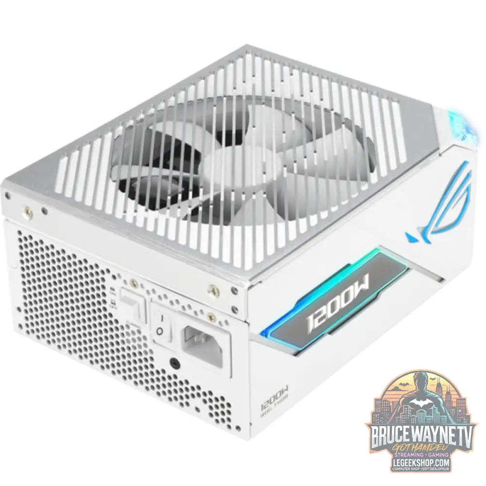 ASUS ROG Thor 1200W Platinum III White Edition, alimentation PC - ASUS - vue 4