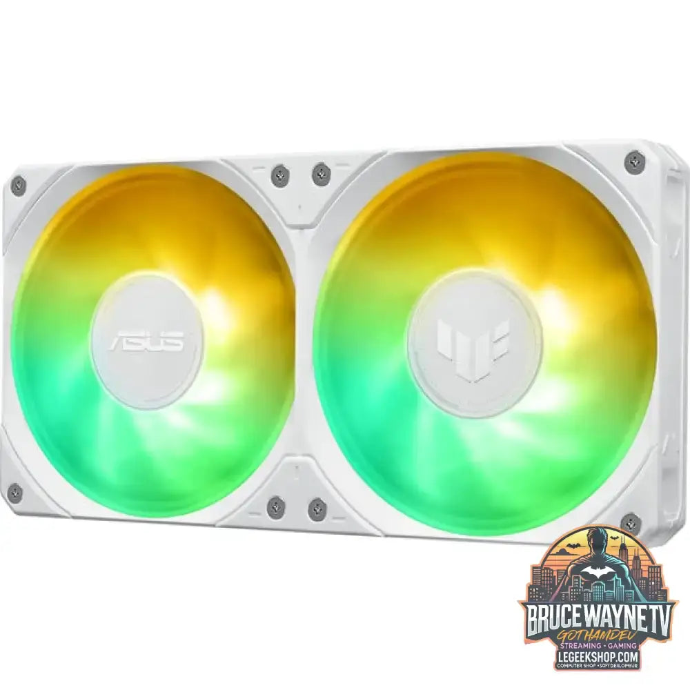 ASUS TUF Gaming LC III 240 ARGB, Wasserkühlung weiß, White Edition - ASUS - vue 9