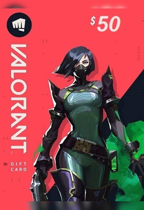 VALORANT Gift Card 50 USD - Riot Key - LATAM