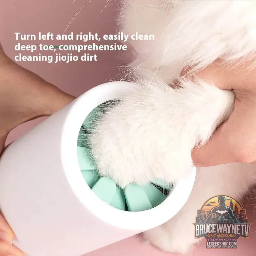 🐾 Nettoyeur pour pattes doux en silicone pour chiens & chats - Legeekshop