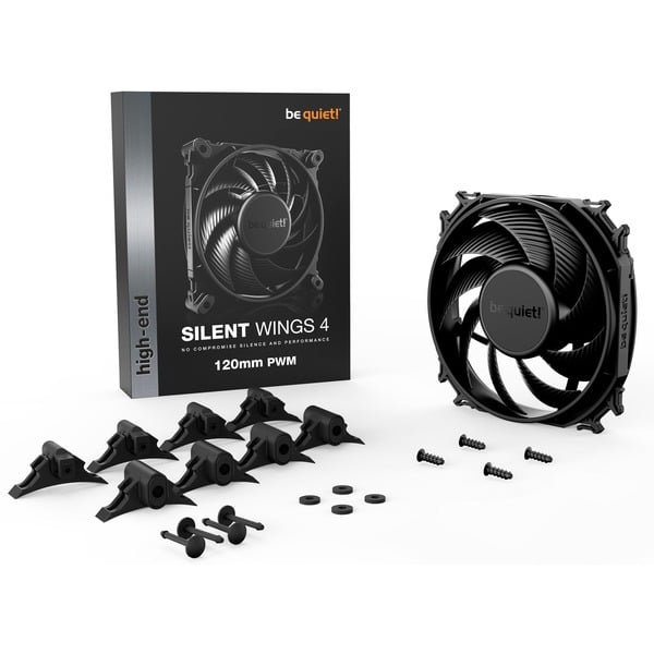 be quiet! Silent Wings 4 PWM 120x120x25, Gehäuselüfter - be quiet! - vue 4