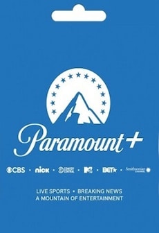 Paramount Plus Gift Card 25 USD - Paramount + Key - UNITED STATES