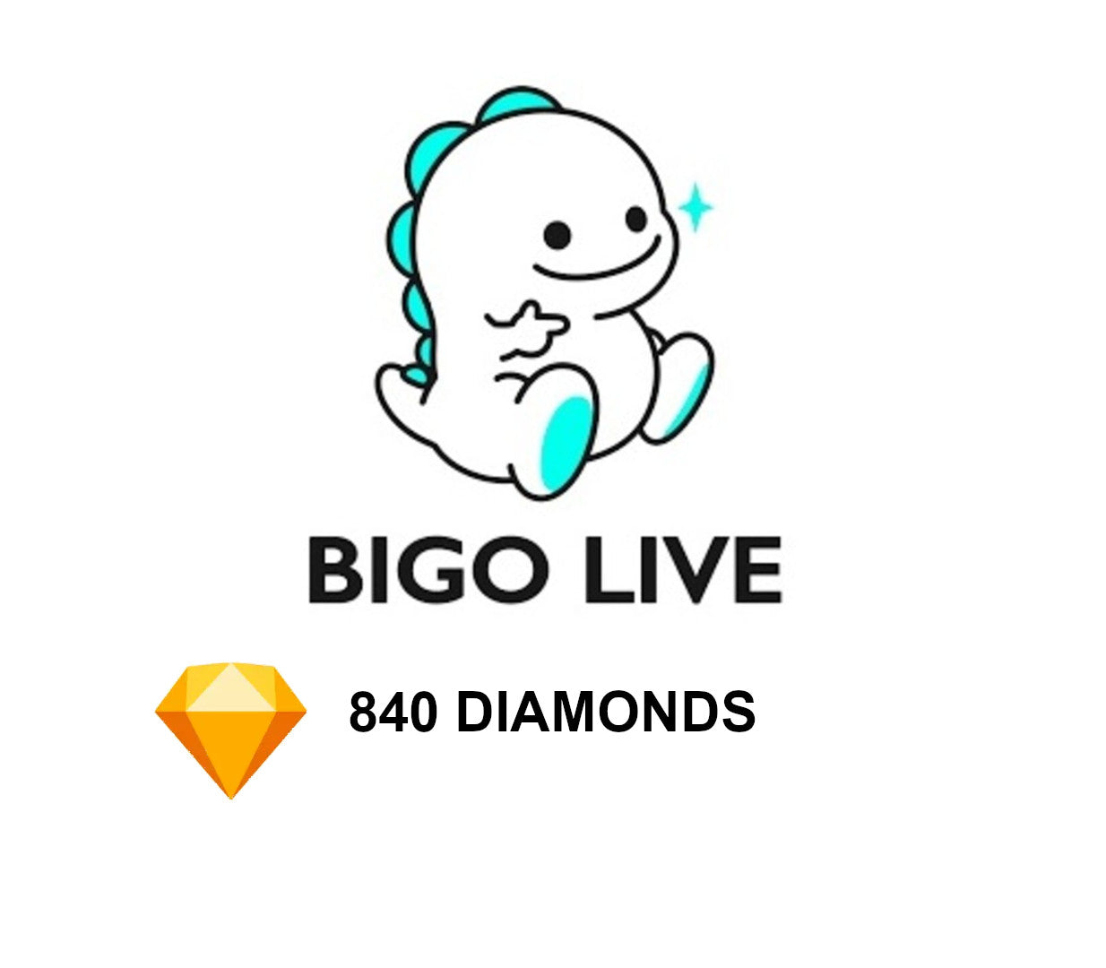 Bigo Live - 800 + 40 Bonus Diamonds