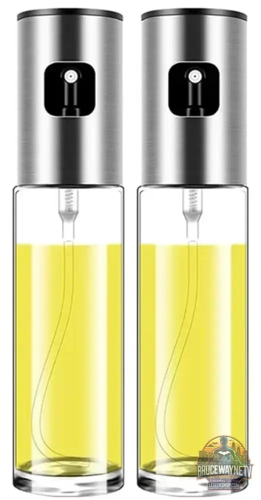Gourmetech - Pulvérisateur d’Huile 100ml en Verre & Acier Inoxydable 🌿✨ - Legeekshop