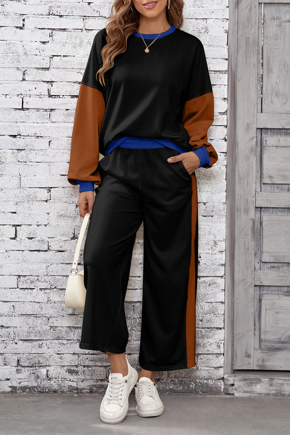 Ensemble femme ample — noir