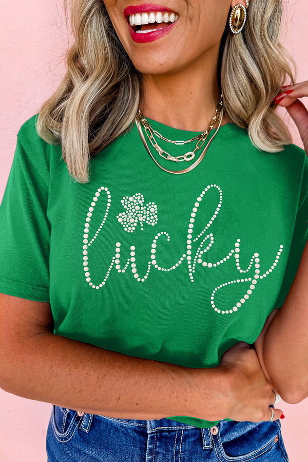 T-shirt femme strass